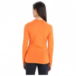 Icebreaker - Women's 200 Oasis L/S Crewe Ski Stripes - Sous-vêtement mérinos -Sous-vêtements Soldes Boutique icebreaker womens 200 oasis l s crewe ski stripes sous vetement merinos detail 3