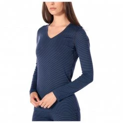 Icebreaker - Women's 200 Oasis L/S V - Sous-vêtement mérinos -Sous-vêtements Soldes Boutique icebreaker womens 200 oasis l s v sous vetement merinos detail 3