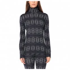 Sous-vêtements Soldes Boutique -Sous-vêtements Soldes Boutique icebreaker womens 250 vertex l s half zip crystalline sous vetement merinos detail 2