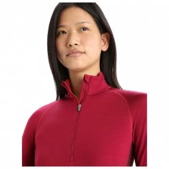 Icebreaker - Women's Zoneknit 260 L/S Half Zip - Sous-vêtement mérinos -Sous-vêtements Soldes Boutique icebreaker womens zoneknit 260 l s half zip sous vetement merinos detail 5