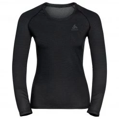 Odlo - Women's BL Top Crew Neck L/S Active F-Dry Light - Sous-vêtement synthétique -Sous-vêtements Soldes Boutique odlo womens bl top crew neck l s active f dry light sous vetement synthetique 1