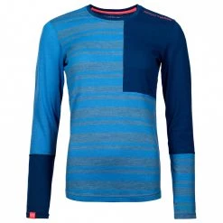 Ortovox - Women's 185 Rock'N'Wool Long Sleeve - Sous-vêtement mérinos -Sous-vêtements Soldes Boutique ortovox womens 185 rocknwool long sleeve sous vetement merinos 2