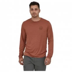 Patagonia - L/S Cap Cool Daily Graphic Shirt - T-shirt technique -Sous-vêtements Soldes Boutique patagonia l s cap cool daily graphic shirt t shirt technique detail 4