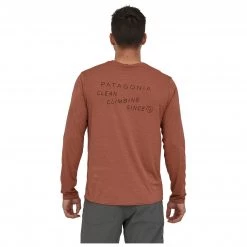 Patagonia - L/S Cap Cool Daily Graphic Shirt - T-shirt technique -Sous-vêtements Soldes Boutique patagonia l s cap cool daily graphic shirt t shirt technique detail 5